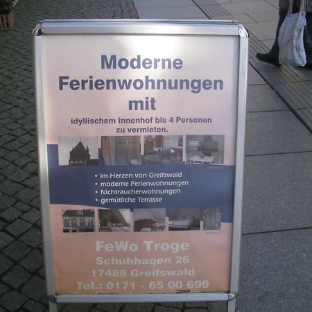 Ferienwohnung Troge 그라이프스발트 외부 사진